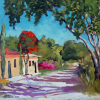 El Huamuchil Oil 16" x 20"